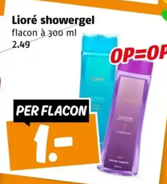Poiesz Lioré showergel aanbieding
