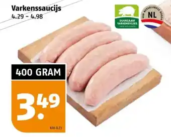 Poiesz Varkenssaucijs aanbieding