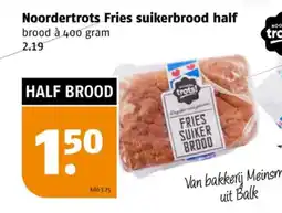 Poiesz Noordertrots Fries suikerbrood half aanbieding