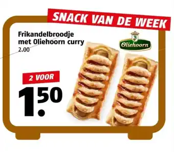 Poiesz Frikandelbroodje met Oliehoorn curry aanbieding