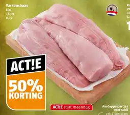 Poiesz Varkenshaas aanbieding