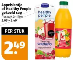 Poiesz Appelsientje of Healthy People gekoeld sap aanbieding