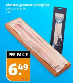 Poiesz Klooster gerookte palingfilet aanbieding