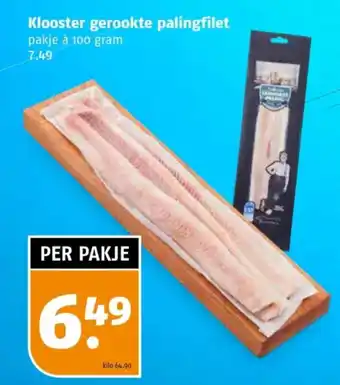 Poiesz Klooster gerookte palingfilet aanbieding