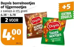 Poiesz Duyvis borrelnootjes of tijgernootjes aanbieding