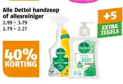 Poiesz Alle Dettol handzeep of allesreiniger aanbieding