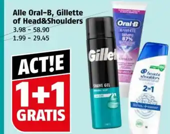 Poiesz Alle Oral-B, Gillette of Head&Shoulders aanbieding