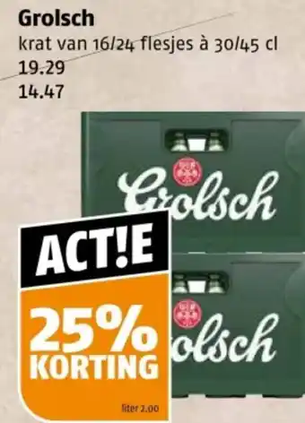 Poiesz Grolsch aanbieding