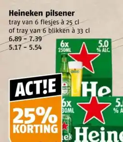Poiesz Heineken pilsener aanbieding