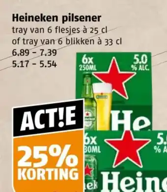 Poiesz Heineken pilsener aanbieding