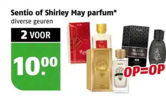 Poiesz Sentio of Shirley May parfum aanbieding
