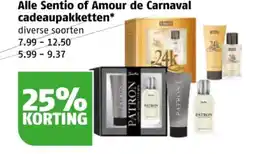 Poiesz Alle Sentio of Amour de Carnaval cadeaupakketten aanbieding