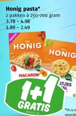 Poiesz Honig pasta aanbieding