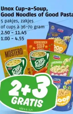 Poiesz Unox Cup-a-Soup, Good Noodles of Good Pasta aanbieding