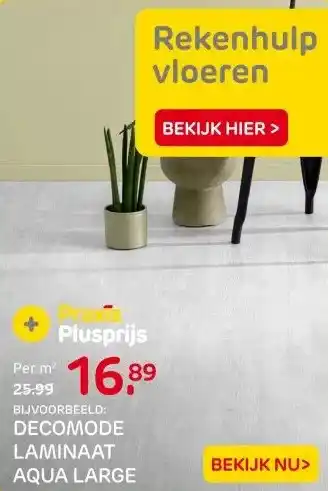 Praxis DECOMODE LAMINAAT AQUA LARGE aanbieding