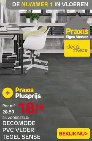 Praxis DECOMODE PVC VLOER TEGEL SENSE aanbieding