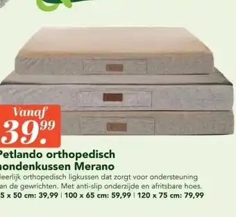 Discus Petlando orthopedisch hondenkussen Merano aanbieding
