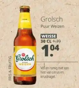 Mitra Grolsch Puur Weizen aanbieding