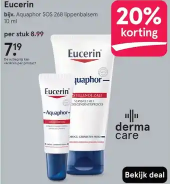 Etos Eucerin aanbieding