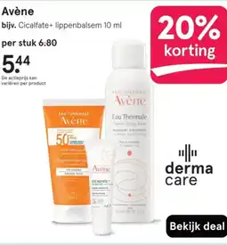 Etos Avène aanbieding