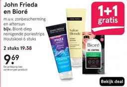 Etos John Frieda en Bioré aanbieding