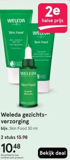 Etos Weleda gezichts verzorging aanbieding