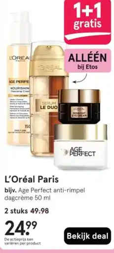 Etos L'Oréal Paris aanbieding