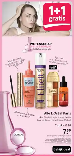 Etos Alle L'Oréal Paris aanbieding
