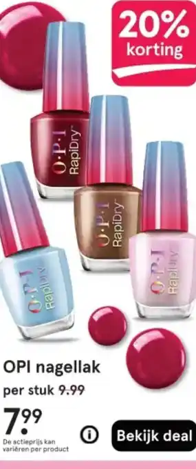 Etos OPI nagellak aanbieding
