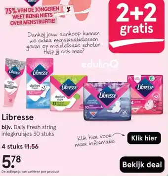 Etos Libresse aanbieding