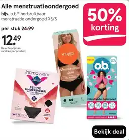 Etos Alle menstruatieondergoed aanbieding
