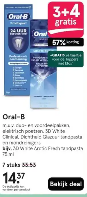 Etos Oral-B aanbieding