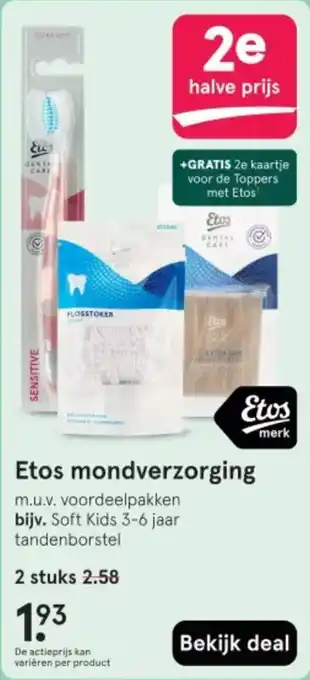 Etos Etos mondverzorging aanbieding