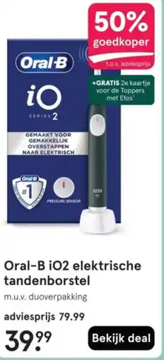 Etos Oral-B iO2 elektrische tandenborstel aanbieding