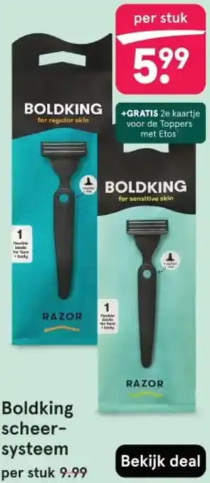Etos Boldking scheer systeem aanbieding