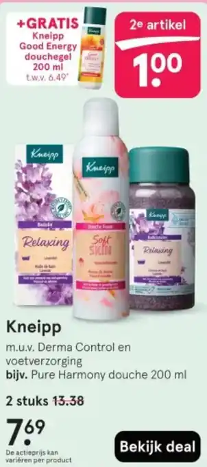 Etos Kneipp aanbieding