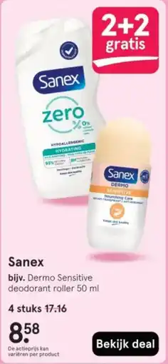 Etos Sanex aanbieding