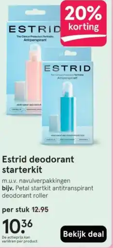 Etos Estrid deodorant starterkit aanbieding