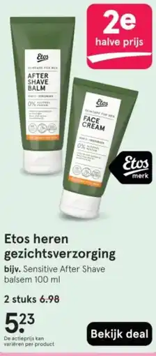 Etos Etos heren gezichtsverzorging aanbieding