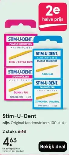 Etos Stim-U-Dent aanbieding