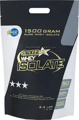 Bol.com Stacker 2 Whey Isolate Vanille shake- 15 kilo - Voedingssupplement aanbieding