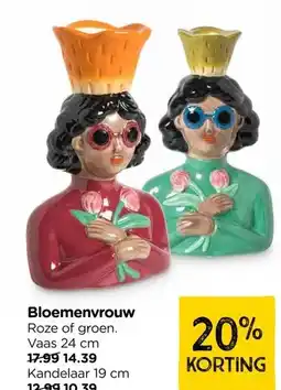 Xenos Bloemenvrouw aanbieding