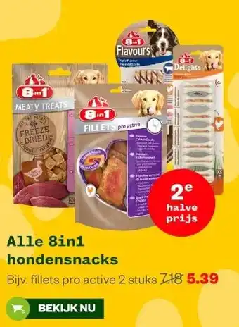 Welkoop Alle 8in1 hondensnacks aanbieding