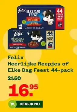 Welkoop Felix Heerlijke Reepjes of Elke Dag Feest aanbieding