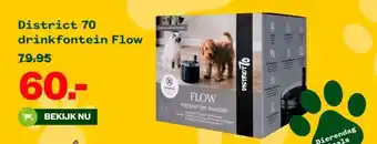 Welkoop District 70 drinkfontein Flow aanbieding