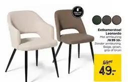 Xenos Eetkamerstoel Leonardo aanbieding
