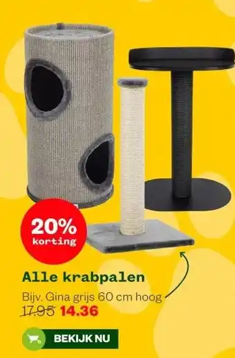 Welkoop Alle krabpalen aanbieding