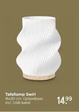 Xenos Tafellamp Swirl aanbieding