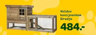 Welkoop Voldux konijnenhok Gradje aanbieding