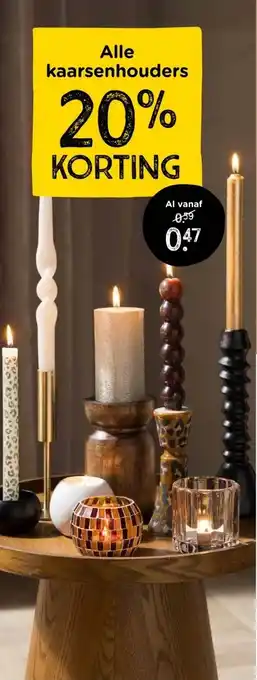 Xenos Kaarsenhouders aanbieding